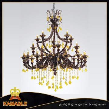 High Class Crystal Glass Chandelier Pendant Lamp (90009-15+5+5)